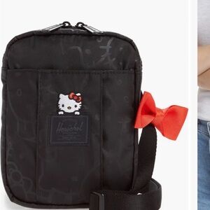 Herschel Supply Company Hello Kitty Limited Edition Black Crossbody Bag